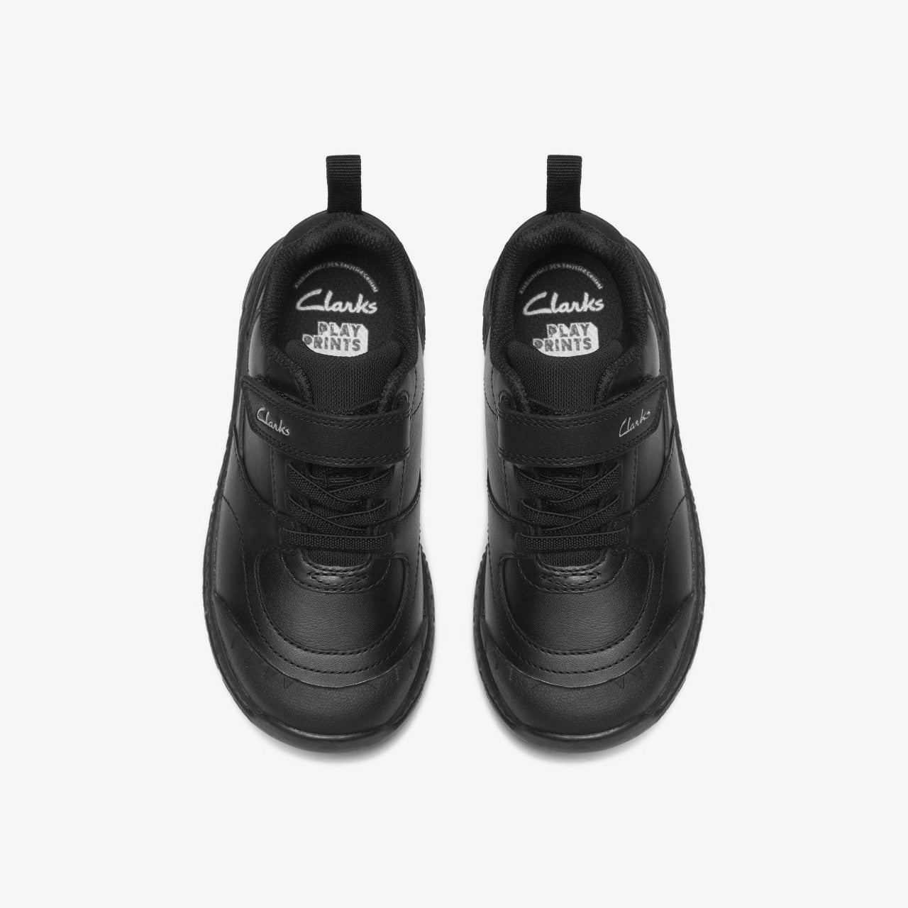 Steggy Stride Kid Black Leather | Clarks