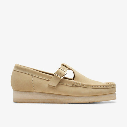 Wallabee T Bar Maple Suede | Clarks US