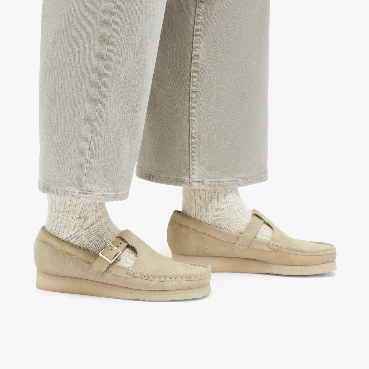Wallabee T Bar Maple Suede | Clarks US
