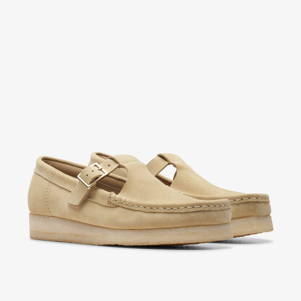Wallabee T Bar Maple Suede | Clarks US