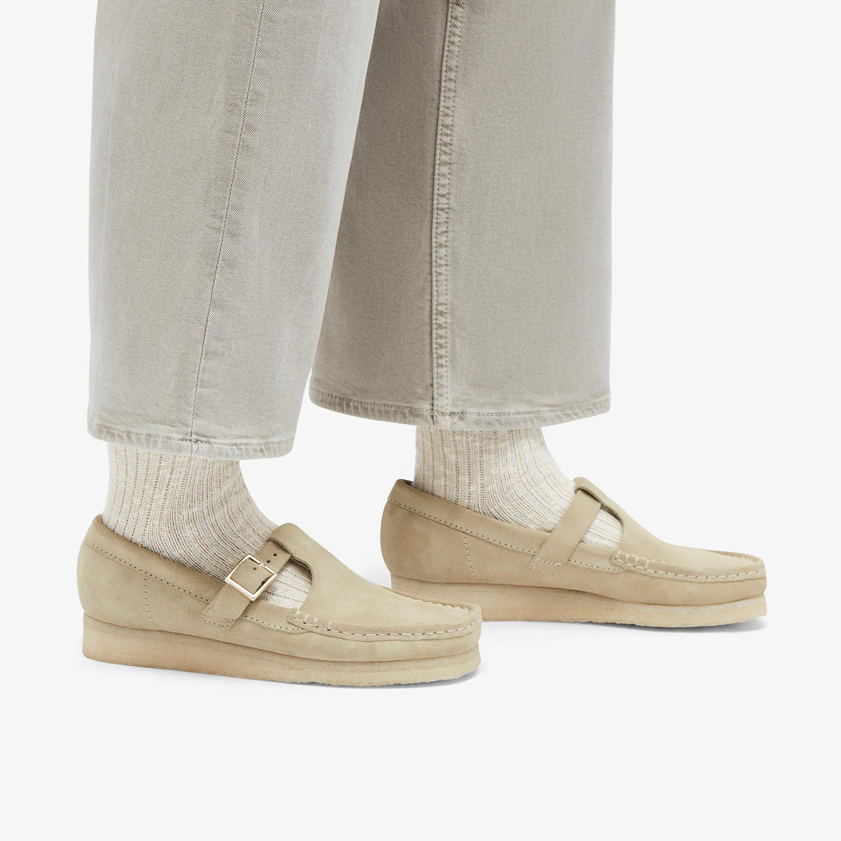Wallabee T-Bar Maple Suede - US 6539