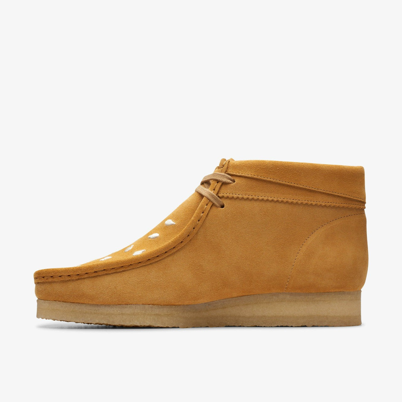 Wallabee Boot Tan Embroidery | Clarks For Sale