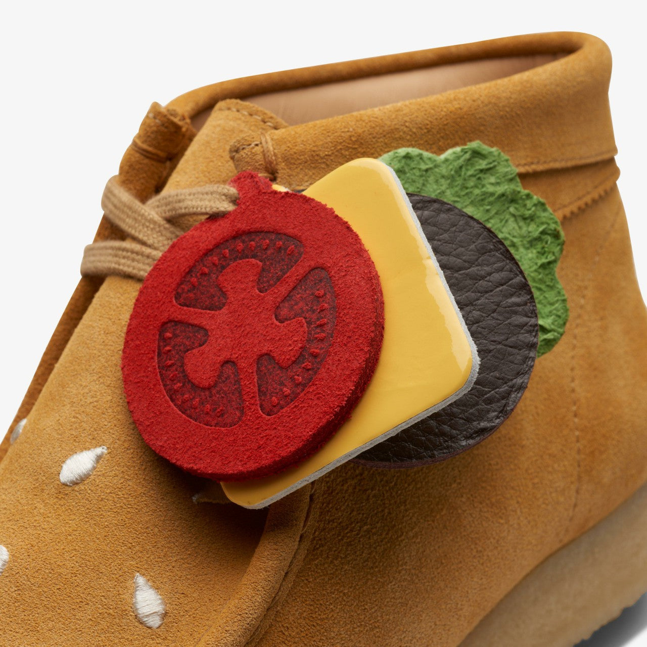 Wallabee Boot Tan Embroidery | Clarks For Sale