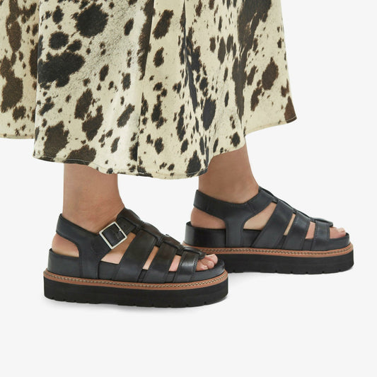 Orianna Twist Black Leather | Clarks Sale