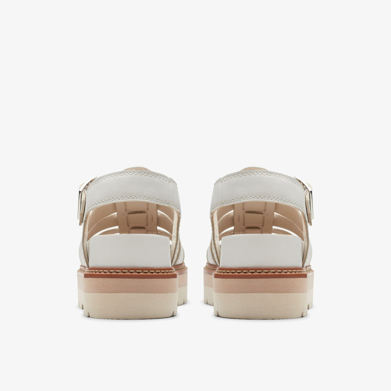 Orianna Twist Off White Leather | Clarks Discount