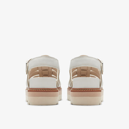 Orianna Twist Off White Leather | Clarks Discount