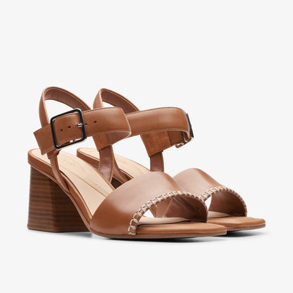 Siara 65 Buckle Tan Leather | Clarks US