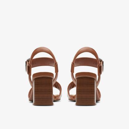 Siara 65 Buckle Tan Leather | Clarks US