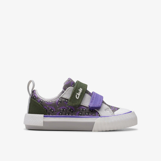 Foxing Steggy Toddler Grey Combination | Clarks Discount