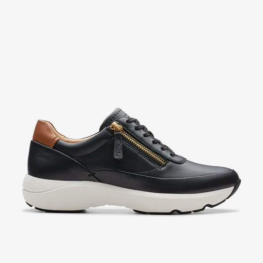 Tivoli Zip Black Leather | Clarks For Sale