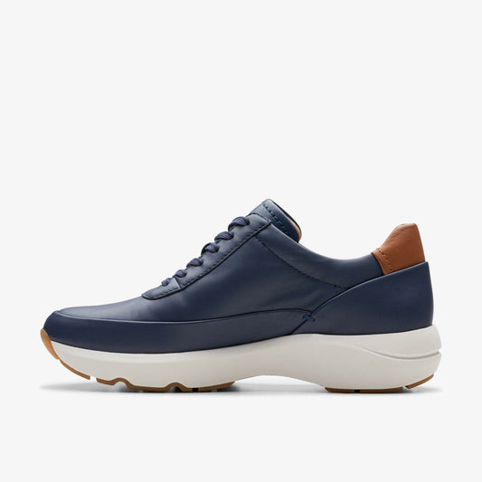 Tivoli Zip Navy Leather | Clarks