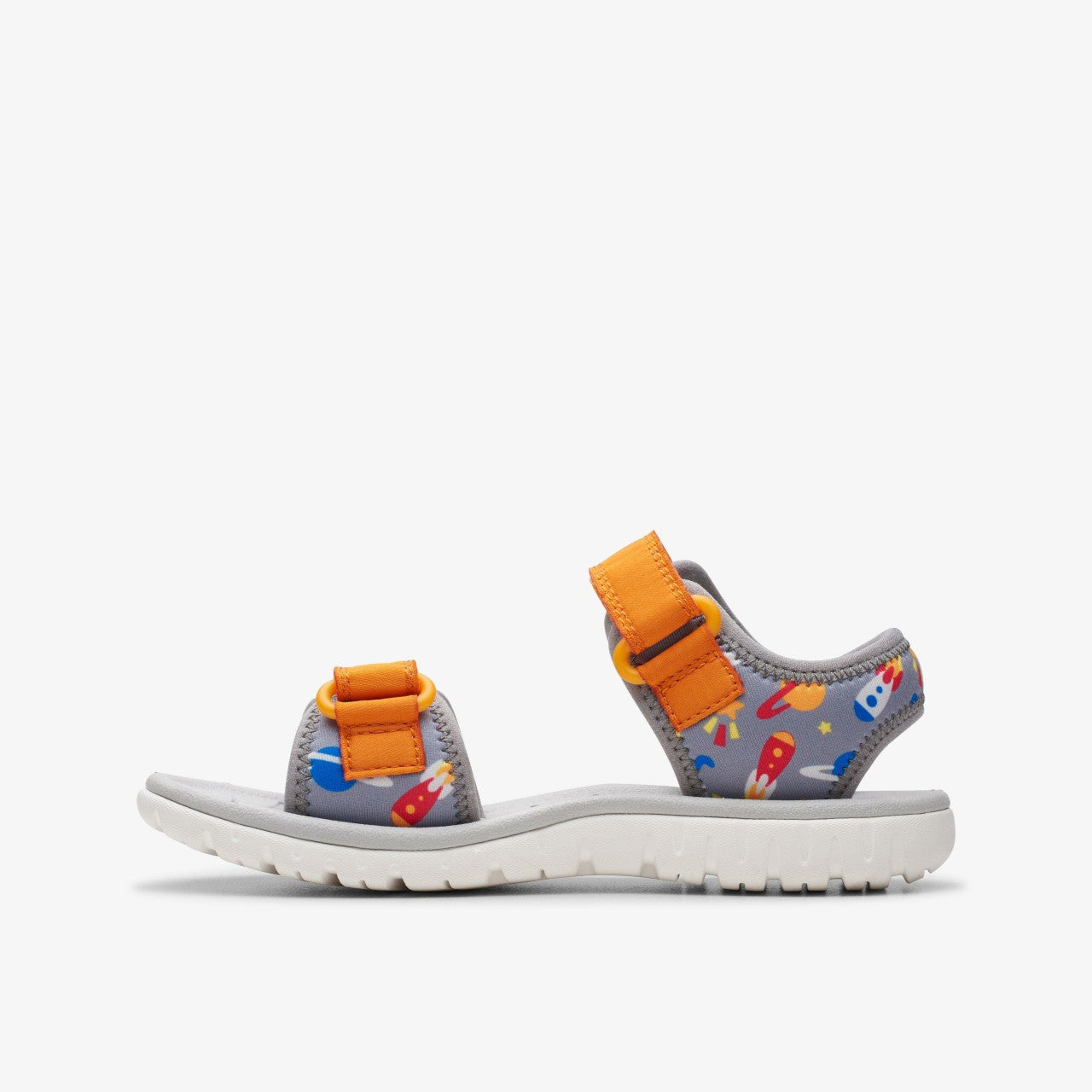 Surfing Tide Kid Grey/Orange | Clarks Discount
