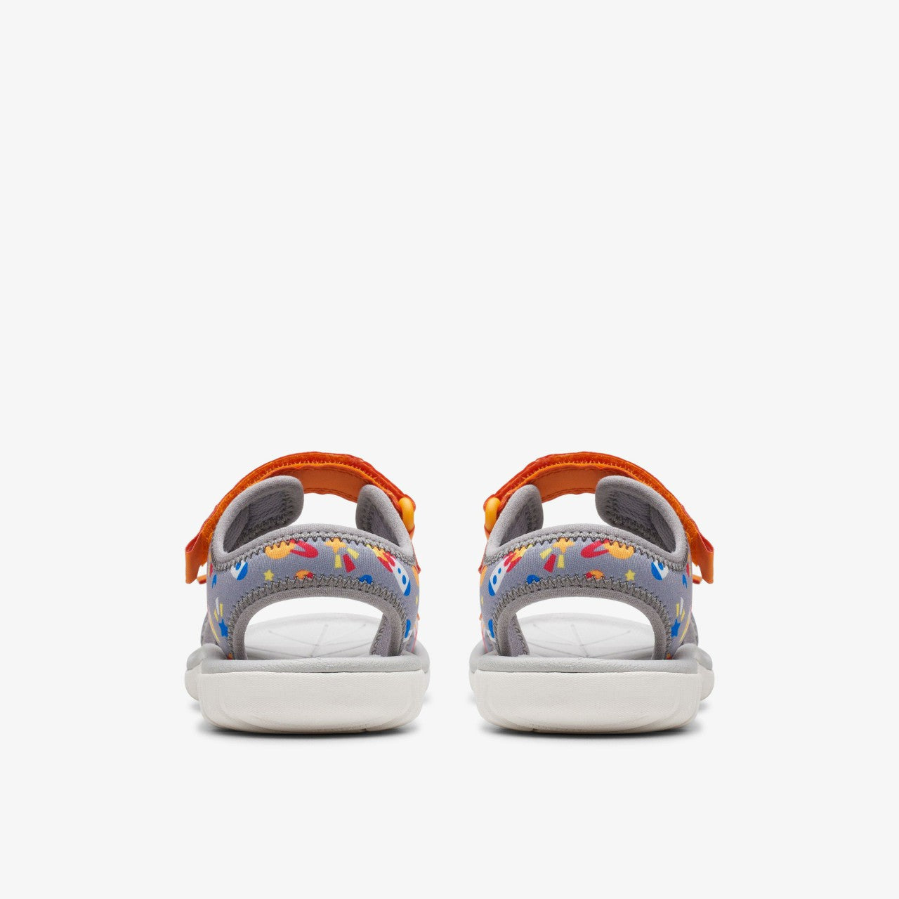 Surfing Tide Kid Grey/Orange | Clarks Discount