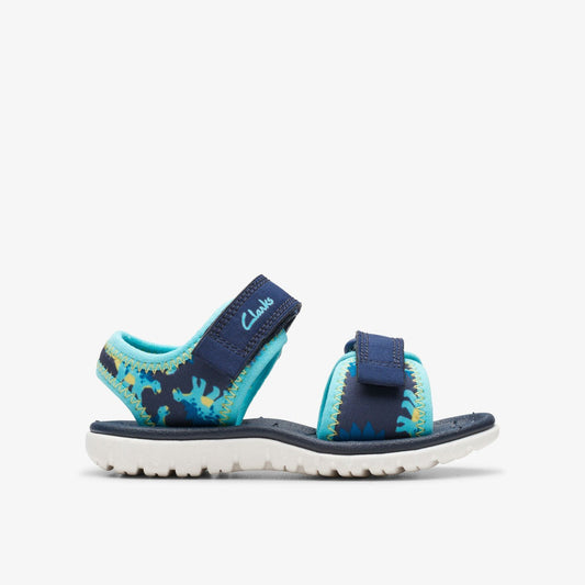 Surfing Tide Toddler Navy | Clarks Discount