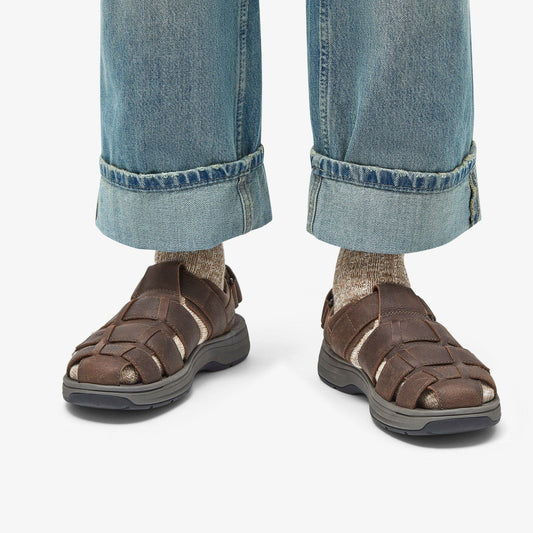 Saltway Cove Dark Brown Leather | Clarks Sale