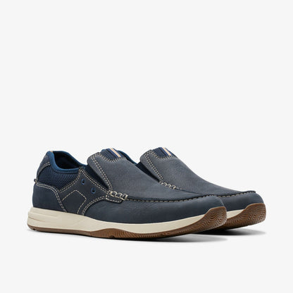 Sailview Step Loafer Navy Nubuck | Clarks Sale