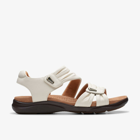 Kitly Ave Off White Leather | Clarks Discount