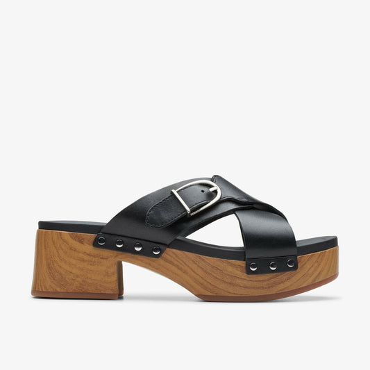 Sivanne Walk Black Leather | Clarks For Sale