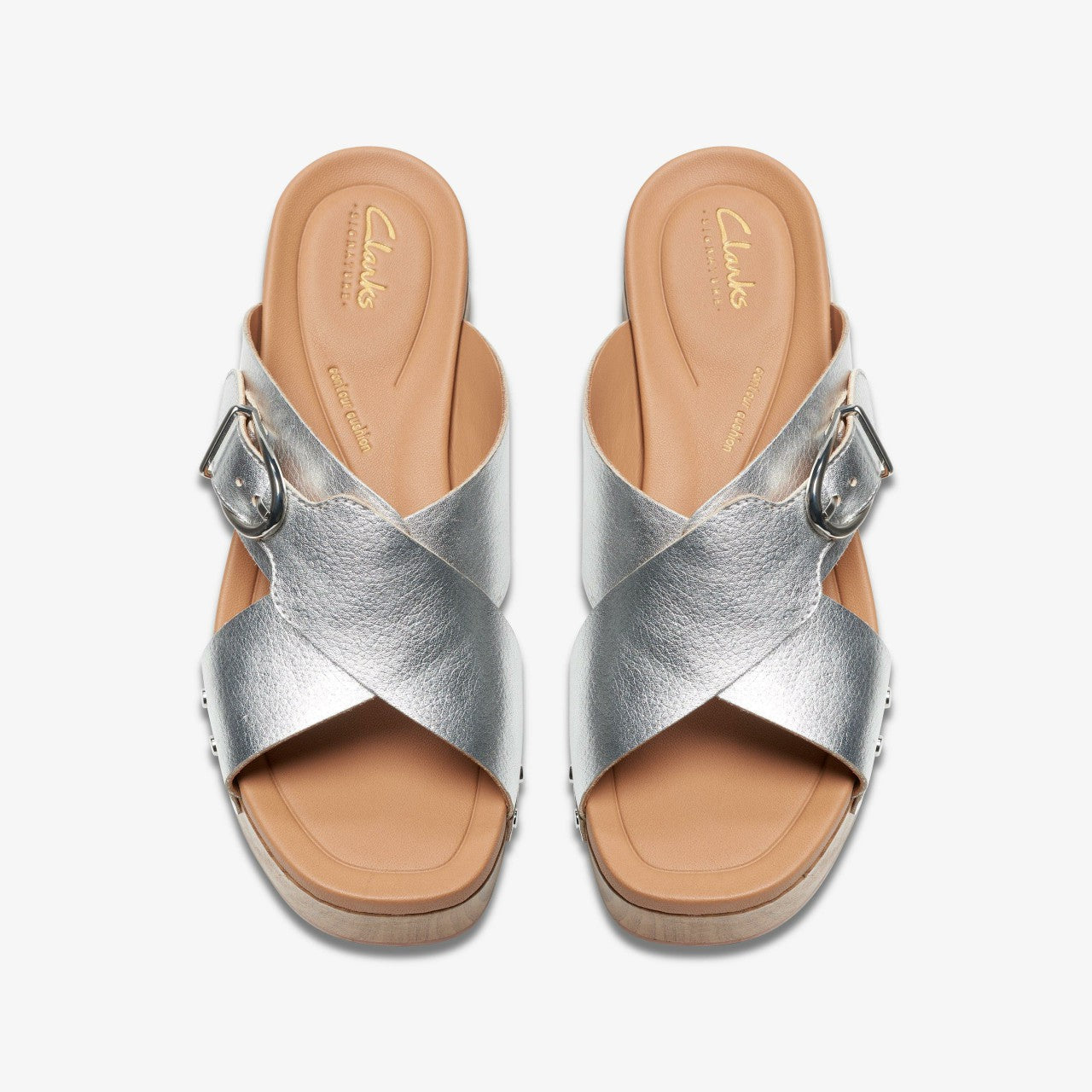 Sivanne Walk Silver Leather | Clarks Onsale