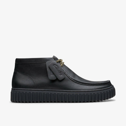 Torhill Hi Black Leather | Clarks