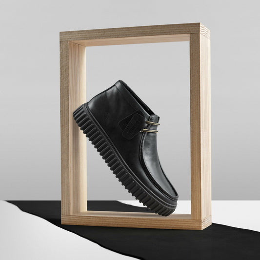 Torhill Hi Black Leather | Clarks