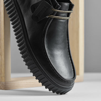 Torhill Hi Black Leather | Clarks