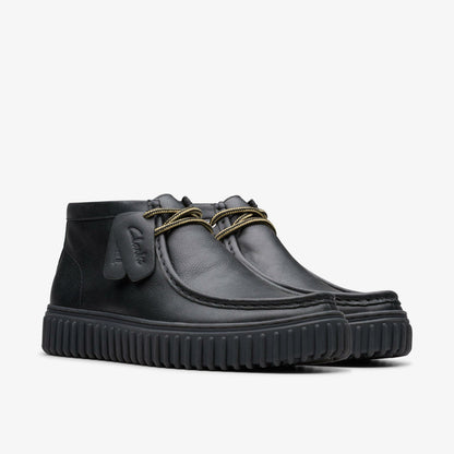 Torhill Hi Black Leather | Clarks