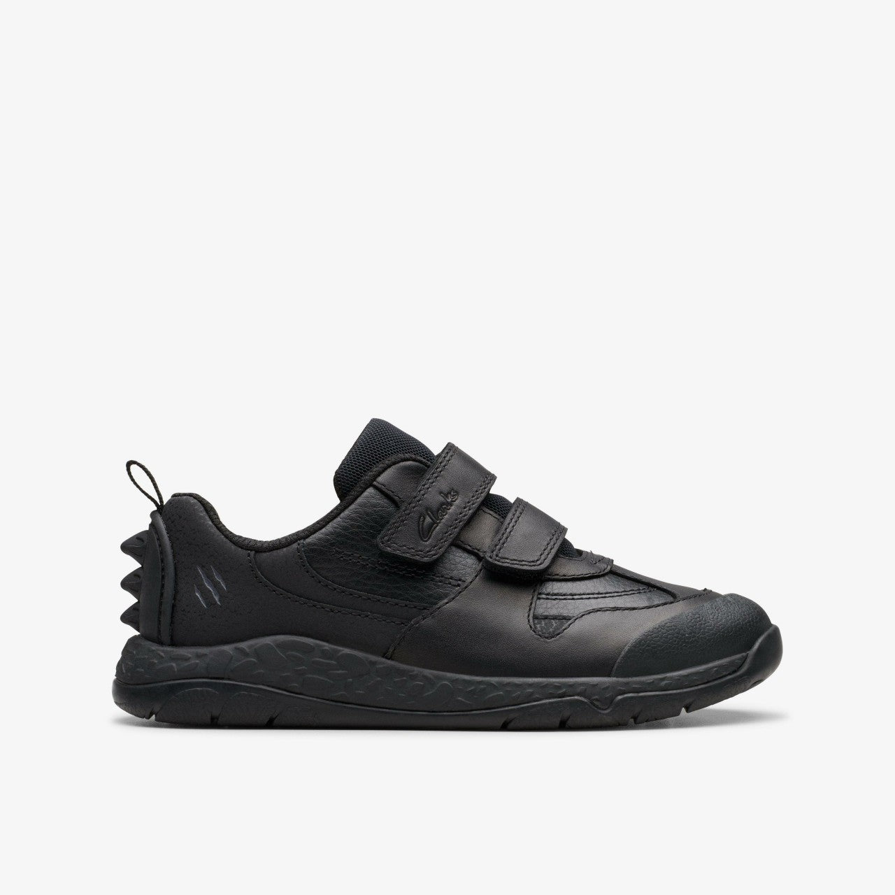 Steggy 2 Pace Kid Black Leather | Clarks