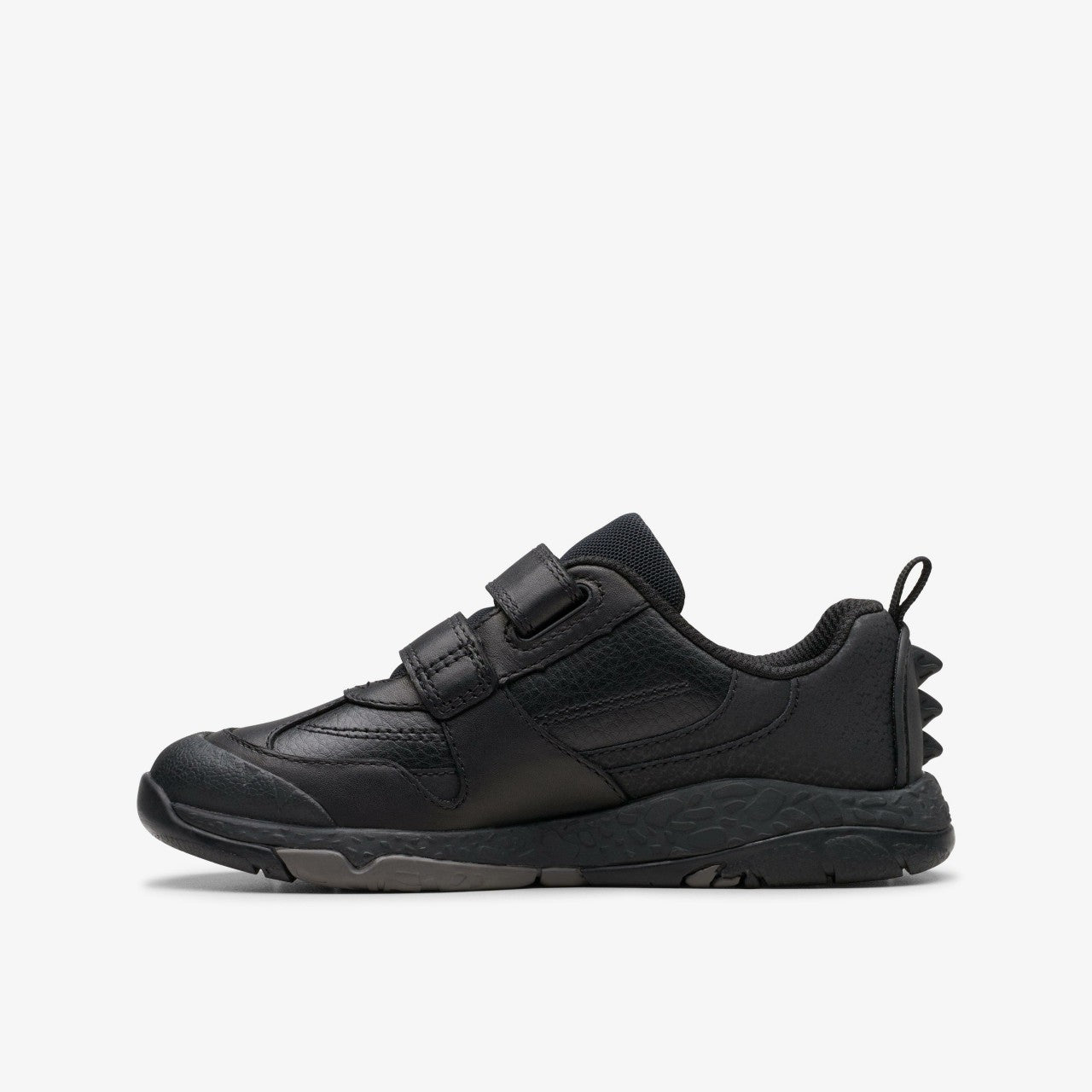 Steggy 2 Pace Kid Black Leather | Clarks