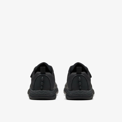Steggy 2 Pace Kid Black Leather | Clarks