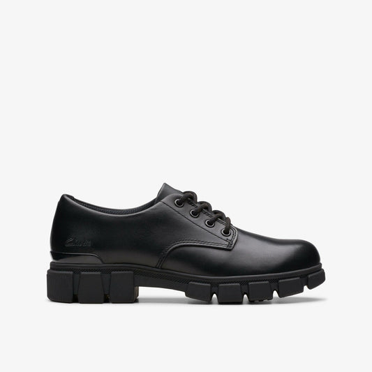 Evyn Lace Kid Black Leather | Clarks
