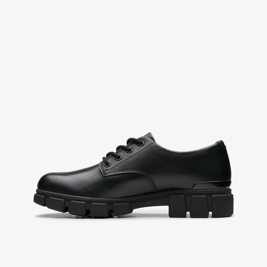 Evyn Lace Kid Black Leather | Clarks