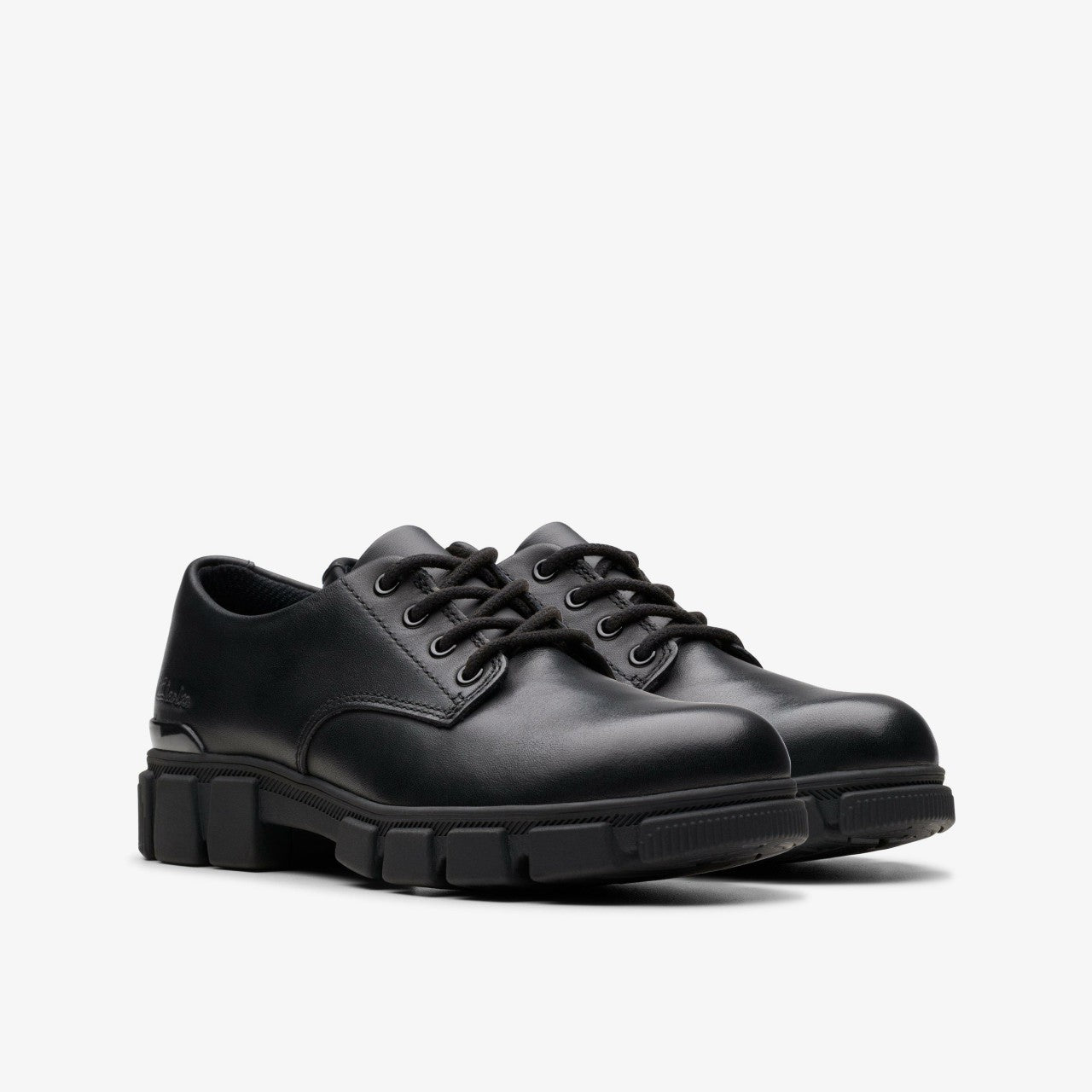 Evyn Lace Kid Black Leather | Clarks