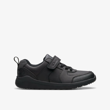 Daze Bright Kid Black Leather | Clarks Discount