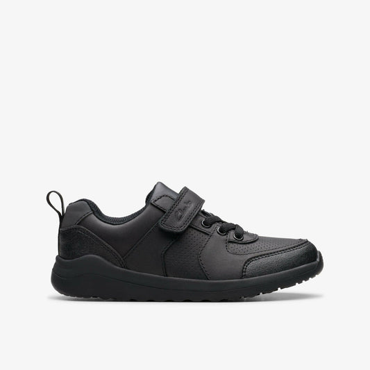 Daze Bright Kid Black Leather | Clarks Discount