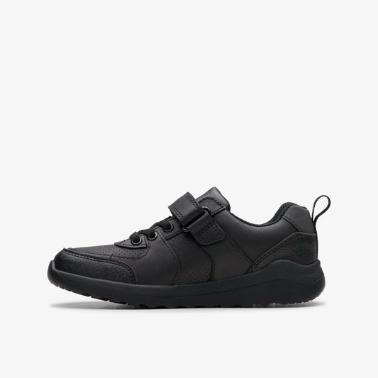 Daze Bright Kid Black Leather | Clarks Discount