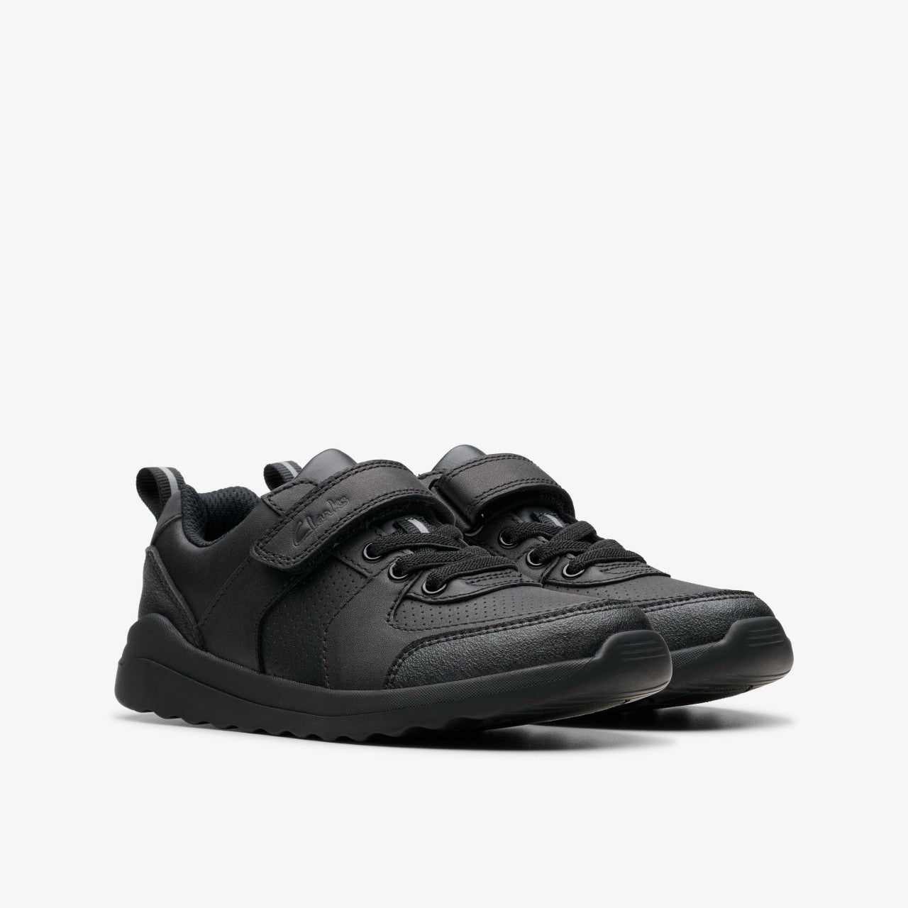 Daze Bright Kid Black Leather | Clarks Discount