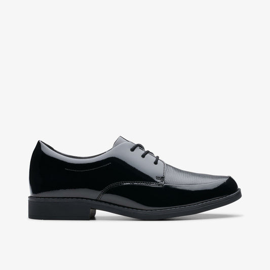 Aubrie Dress Youth Black Patent | Clarks For Sale