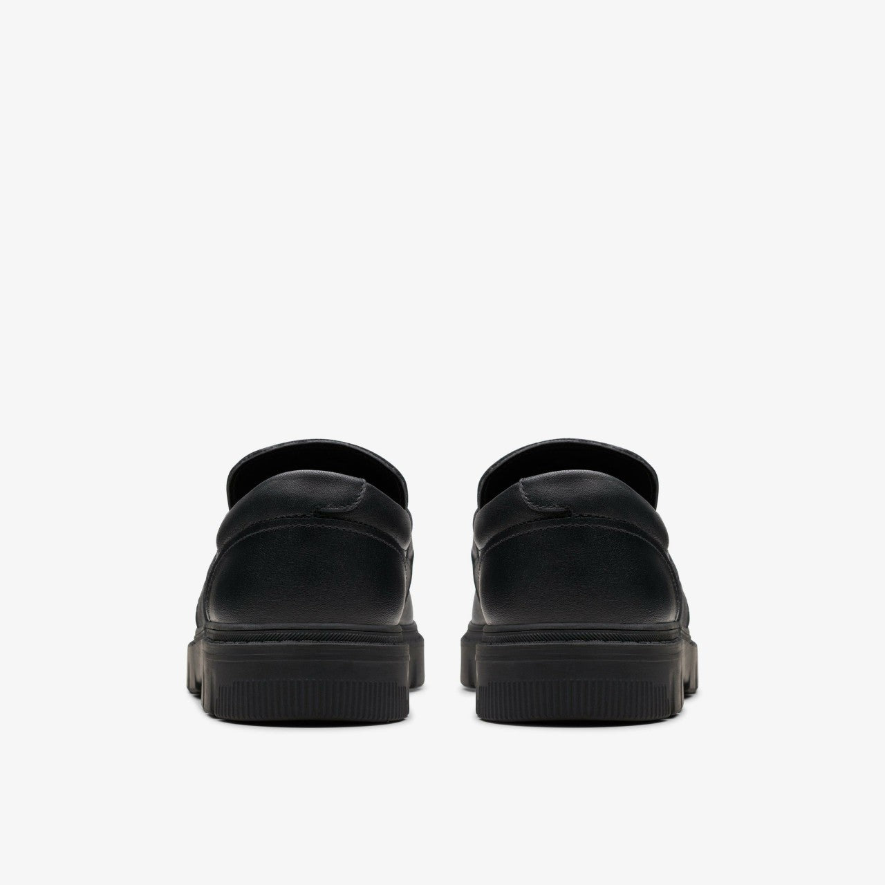 Lorcam Craft Youth Black Leather | Clarks Onsale