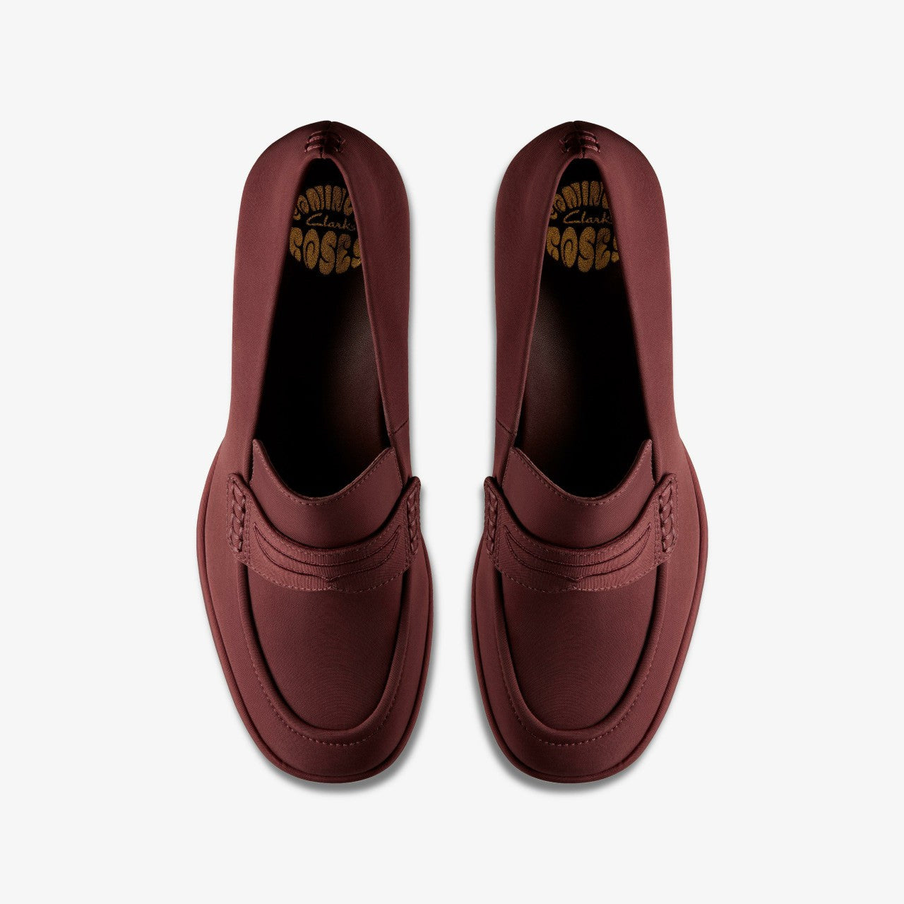 Martine Rose Loafer 2 Oxblood Textile | Clarks Sale