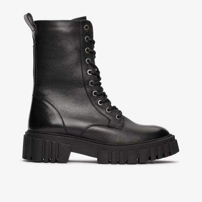 Page Lace Boot Black Leather | Clarks Sale