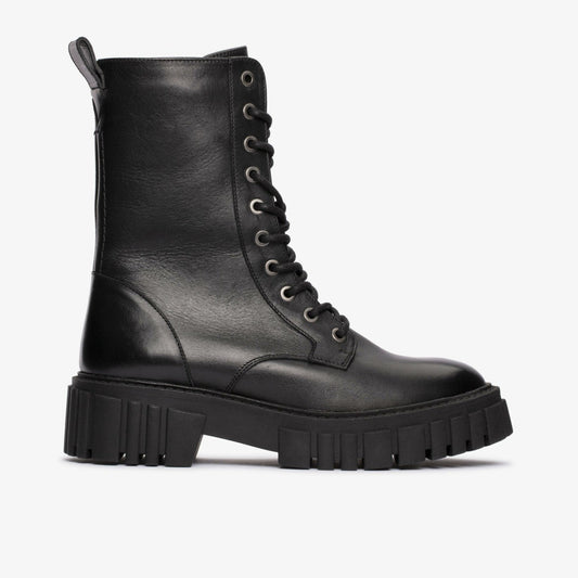 Page Lace Boot Black Leather | Clarks Sale