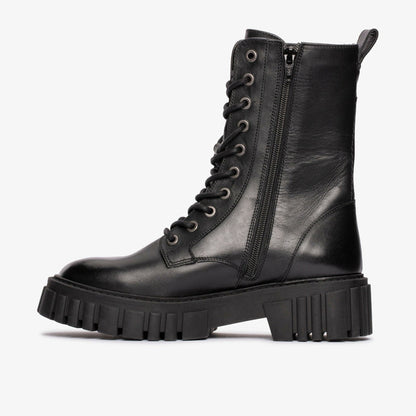 Page Lace Boot Black Leather | Clarks Sale