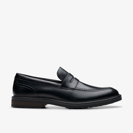 Aldwin Step Loafer Black Leather | Clarks Onsale