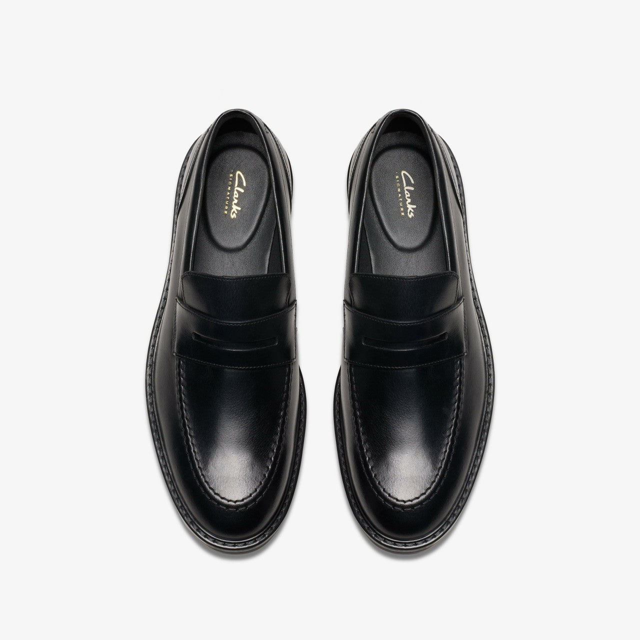 Aldwin Step Loafer Black Leather | Clarks Onsale