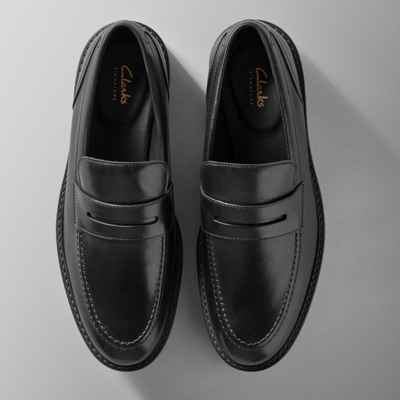 Aldwin Step Loafer Black Leather | Clarks Onsale