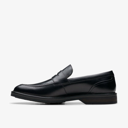 Aldwin Step Loafer Black Leather | Clarks Onsale