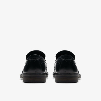 Aldwin Step Loafer Black Leather | Clarks Onsale
