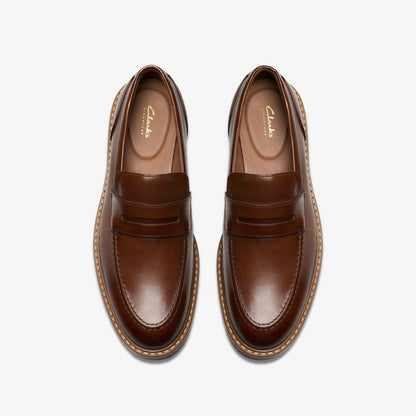 Aldwin Step Loafer Mid Tan Leather | Clarks For Sale