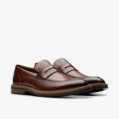 Aldwin Step Loafer Mid Tan Leather | Clarks For Sale